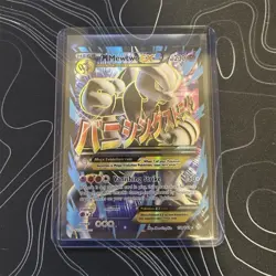 Pokemon Card M Mewtwo EX 159/162 XY Full Art Holo - Image 1