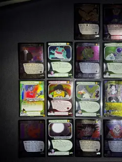 Score Dragon Ball Z TCG Lot All Foil 25 Cards Damaged - Image 2
