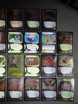 Score Dragon Ball Z TCG Lot All Foil 25 Cards Damaged - Image 3