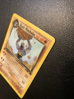 Dark Machoke 40/82 Team Rocket 1st First Edition Pokemon Card In NM Condition - Image 4