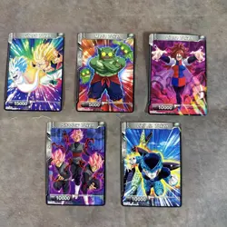 Lot Of 5 DragonBall Super Card Game Masters Token Cards Clone Meda Ghost Cell - Image 1
