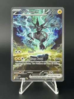 Pokemon TCG Zekrom EX Black Bolt Special Illustration Rare Card #166/086 SV - Image 1
