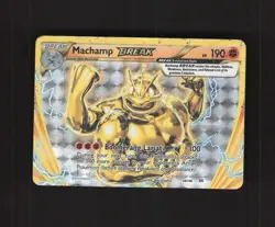 Machamp BREAK 60/108 Evolutions Full Art Ultra Rare Holo Pokemon Card DMG - Image 1
