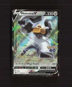 Melmetal V SWSH224 Sword & Shield Black Star Promo Holo Pokemon Card MP - Image 1