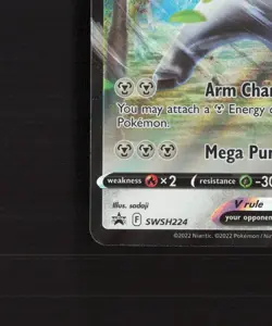 Melmetal V SWSH224 Sword & Shield Black Star Promo Holo Pokemon Card MP - Image 5