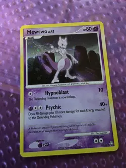 Mewtwo 11/146 Legends Awakened Holo Pokemon card - Image 1
