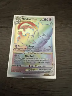 Pokemon TCG Mewtwo VSTAR Holo Ultra Rare Card 079/078 NM Condition - Image 1