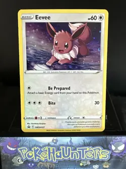 Pokemon Card Eevee SWSH127 SWSH Black Star Promo Near Mint - Image 1