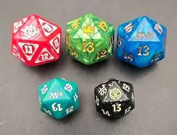 MTG Spindown Life Counter Dice, Spider-Man, Core, Caverns Of Ixalan, Bloomburrow - Image 1