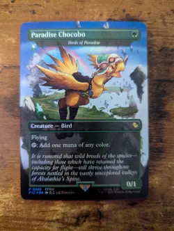 Paradise Chocobo - Birds of Paradise (Borderless) Commander: Final Fantasy Foil - Image 1