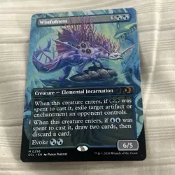 Magic: The Gathering -Wistfulness #0296 ECL Borderless Lorwyn Eclipsed MTG - Image 1