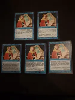 5x MTG Mirage "Mystical Tutor" Magic the Gathering WoTC LP/NM - Image 1