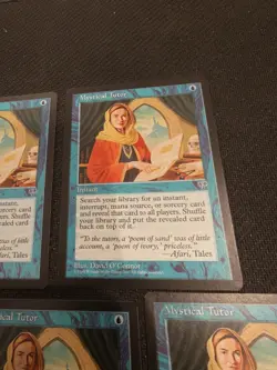 5x MTG Mirage "Mystical Tutor" Magic the Gathering WoTC LP/NM - Image 4