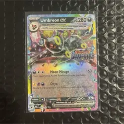 Pokemon TCG Umbreon EX Stamped Promo Prismatic Evolutions 060/131 Holo English - Image 1