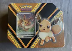 Pokemon TCG V Powers Eevee Tin - Factory Sealed - Image 1