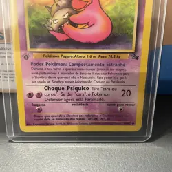 Pokemon Card Slowbro 43/62 Fossil 1st Edition Portuguese SP - Image 4