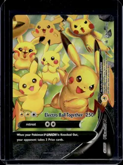 2019-2023 Pokemon SWSH Black Star Promos Pikachu V-UNI #SWSH142 - Image 1