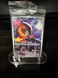 SEALED Charcadet 022 Pokemon Center Stamped Promo Holo Pokemon TCG MINT - Image 1
