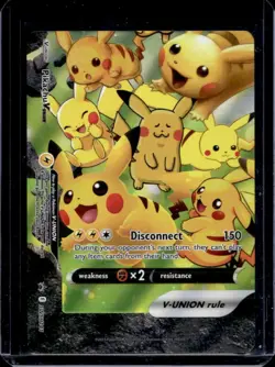 2019-2023 Pokemon SWSH Black Star Promos Pikachu V-UNI #SWSH141 - Image 1