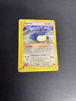 Snorlax E-Reader 100/144 Skyridge Non-Holo Pokemon TCG - LP - Image 1