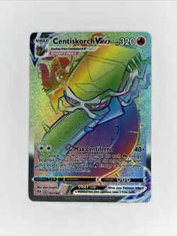 Centiskorch VMAX 191/189 Rainbow Secret Rare Pokemon Darkness Ablaze NM - Image 1