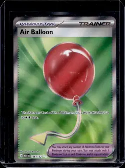 2025 Pokemon Mega Evolution Air Balloon Ultra Rare #166/132 - Image 1