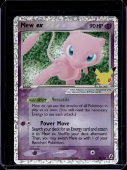 2006 Pokemon EX Legend Maker Mew Holo Rare Celebrations #88/92 - Image 1