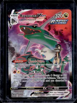 2022 Pokemon Silver Tempest Rayquaza VMAX Trainer Gallery Holo Rare #TG20/TG30 - Image 1