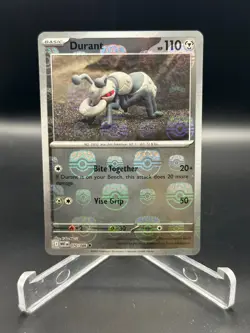 2025 Pokemon TCG SV White Flare 070/086 Durant MASTER BALL REVERSE HOLO - Image 1