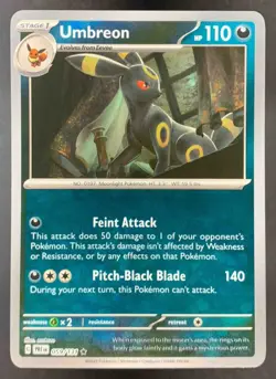 Umbreon 2025 Pokemon Prismatic Evolutions Reverse Holo Poke Ball #059/131 - Image 1