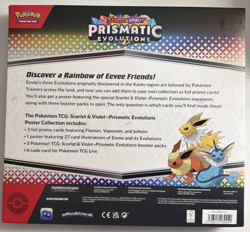 Pokemon TCG Scarlet & Violet Prismatic Evolutions Poster Collection Box - Sealed - Image 4