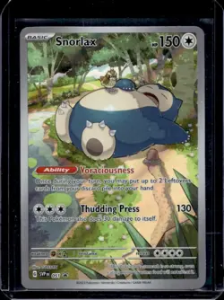 2023-25 Pokemon SV Black Star Promos SVP EN Snorlax #051 - Image 1