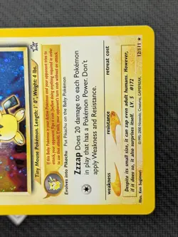 Pichu 12/111 - Neo Genesis Holo Rare Pokemon TCG NM - Image 5
