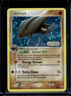 2006 Pokemon EX Legend Maker Kabutops Reverse Holo #7/92 - Image 1