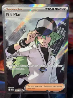 Pokemon 2025 SV Black Bolt N’s Plan 163/086 Ultra Rare Near Mint - Image 1