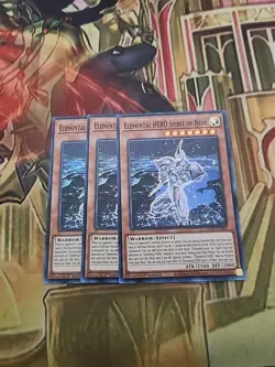 3X Elemental HERO Spirit of Neos - POTE-EN001 - Super Rare NM 1ST ED Yugioh - Image 1