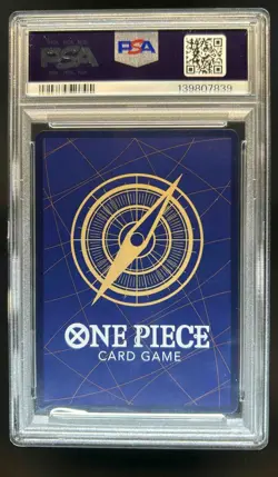 2025 One Piece A Fist of Divine Speed Gear Two Alt Art #OP11-080 PSA 10 - Image 2