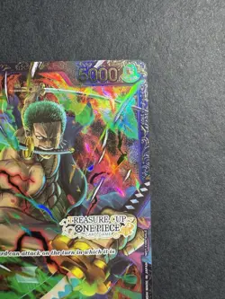 2023 ONE PIECE PROMO TREASURE CUP CHAMPIONSHIP TOP 8 OP01-025 RORONOA ZORO CARD - Image 4