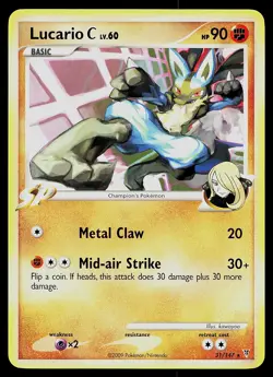 Pokemon Card - Lucario C Supreme Victors 31/147 Rare - Image 1