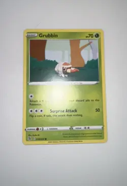 Asako Ito Illustrated Grubbin #18 Fusion Strike Pokemon Card - Image 1