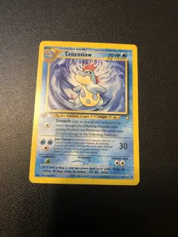 Croconaw 31/111 Neo Genesis 1st First Edition Pokemon Card In NM Condition - Image 1