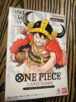 ONE PIECE Premium Card Collection ONE PIECE DAY 25 Japanese Luffy P-110 2025 NM - Image 1