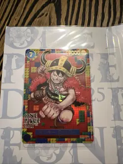 ONE PIECE Premium Card Collection ONE PIECE DAY 25 Japanese Luffy P-110 2025 NM - Image 2