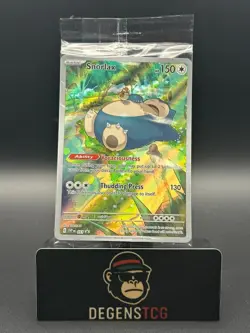 Sealed Pokemon TCG Scarlet & Violet ETB Promo Card 051 Snorlax NM - Image 1