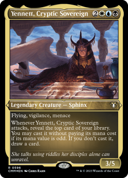 Yennett, Cryptic Sovereign (ETCHED) FOIL Commander Masters PLD CARD ABUGames - Image 1