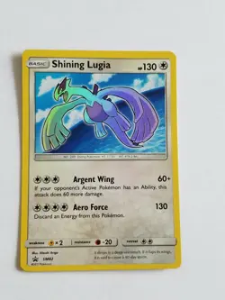 SHINING LUGIA SM82 Shining Legends Promo Holo Rare Pokemon Card Near Mint - Image 1