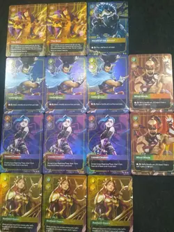 RIFTBOUND-ORIGINS-LEAGUE OF LEGENDS 14 LEGEND FOIL CARDS NEVER PLAYED! - Image 1