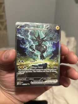 Pokemon Black Bolt Zekrom EX TCG Card 166/86 - Image 1