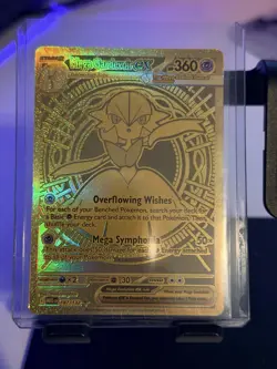 Mega Gardevoir EX 187/132 Gold Secret Rare Near Mint Condition Pokemon TCG Card - Image 1