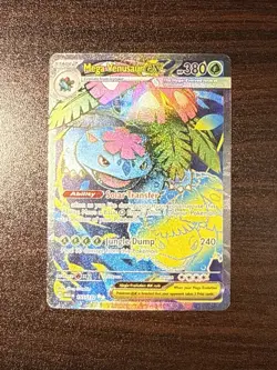 Mega Venusaur EX 155/132 Mega Evolution Full Art Card NM/M Condition - Image 1